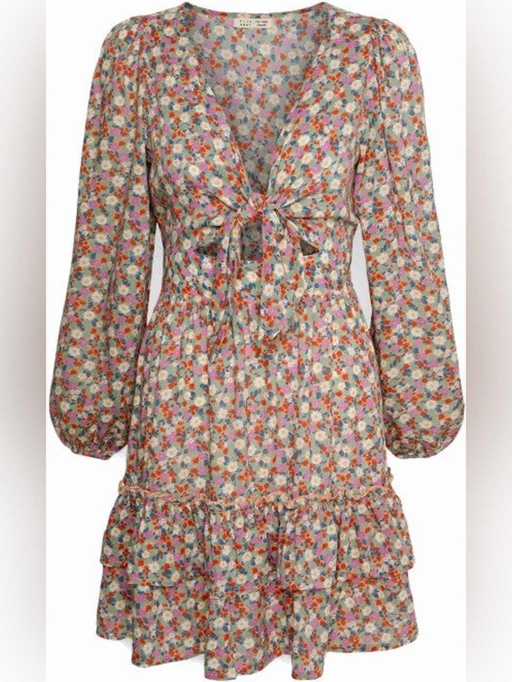 Billabong x The Salty Blonde Ditsy Dreamer Floral Cutout Mini Dress - Picture 6 of 8